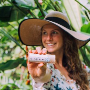 Women holding Everkind natural deodorant, certified organic by AsureQuality